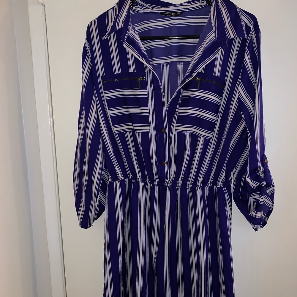 Navy blue dress